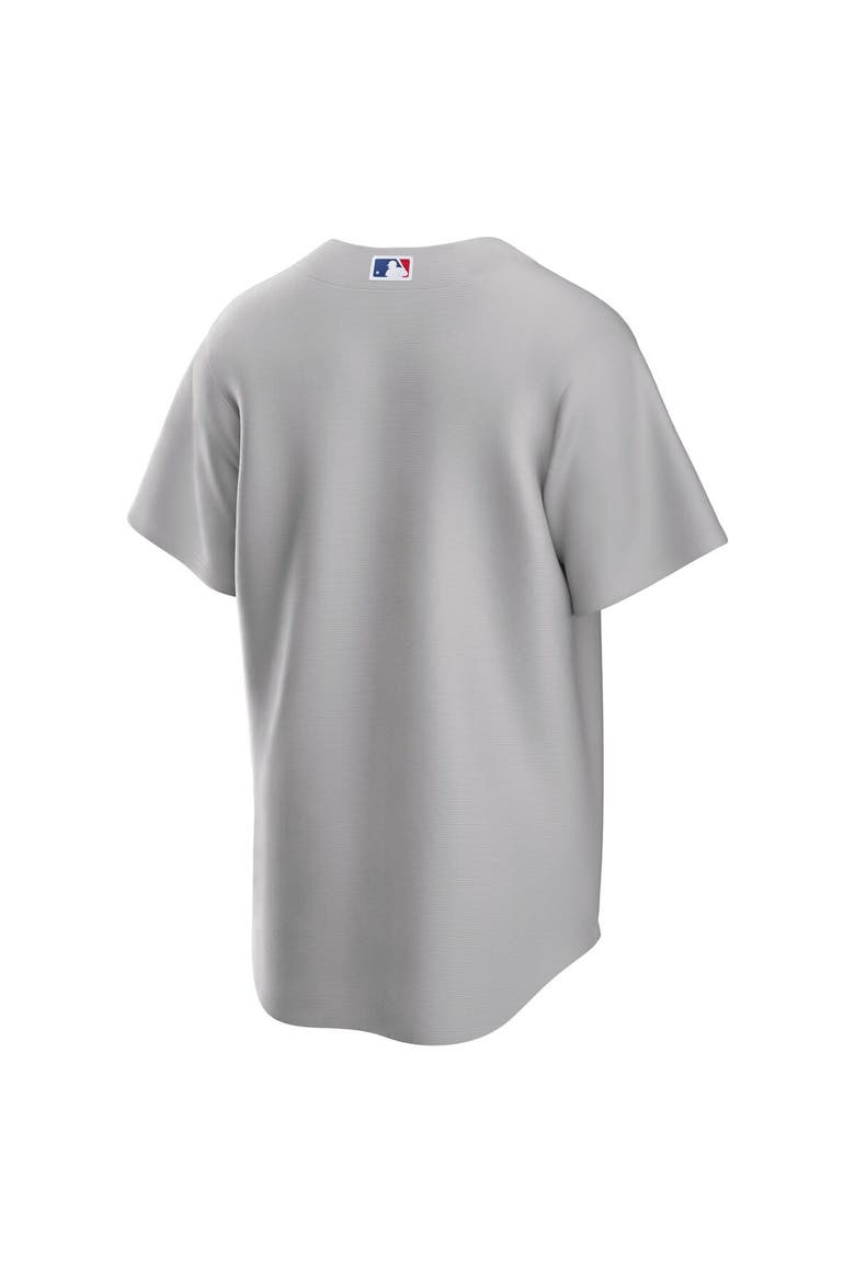 Men's Nike Gray Chicago Cubs Road Replica Team Jersey, Alternate, color, Gray