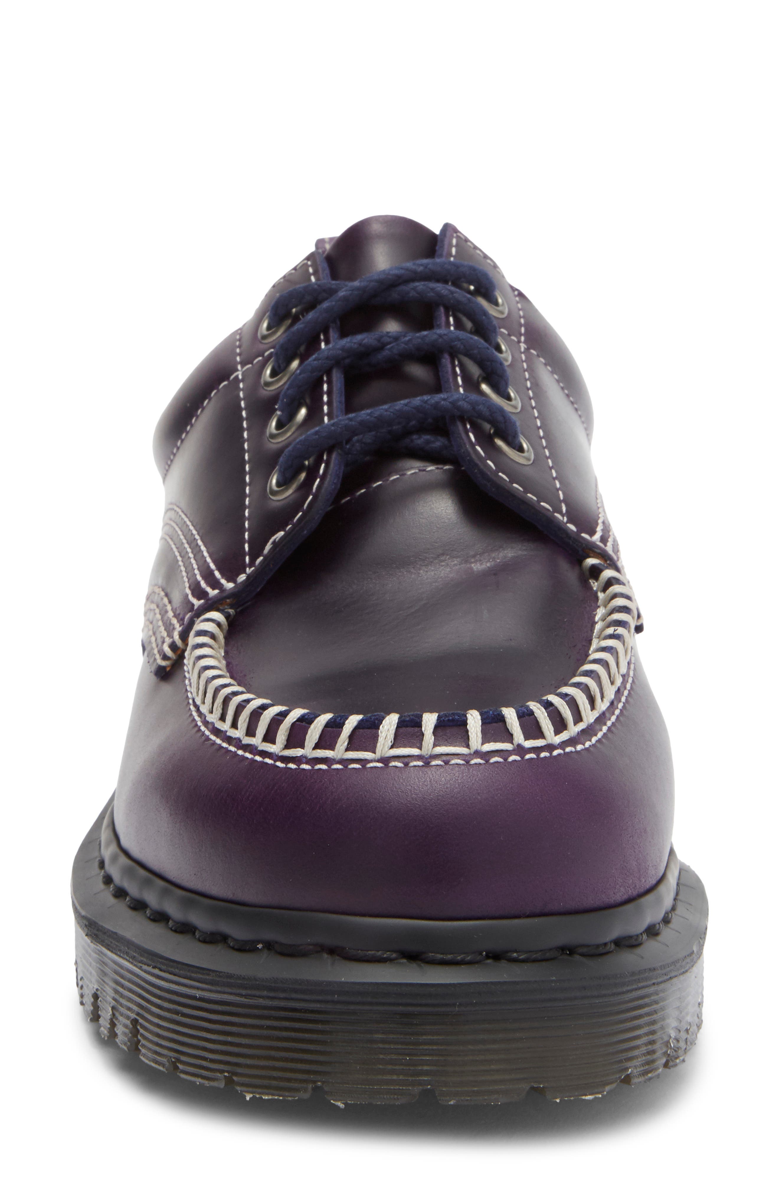 Dr. Martens Lowell Derby, Alternate, color, Midnight Blue