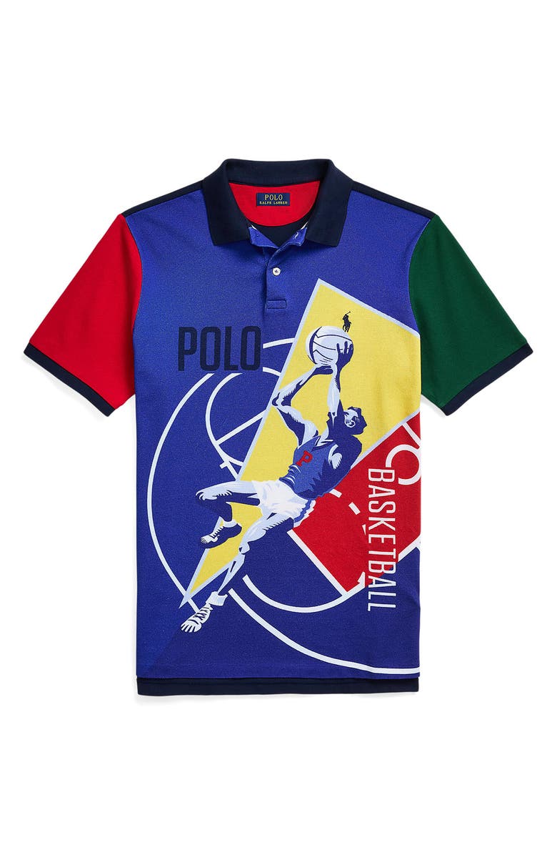 Polo Ralph Lauren Classic Fit Basketball Mesh Polo, Alternate, color,