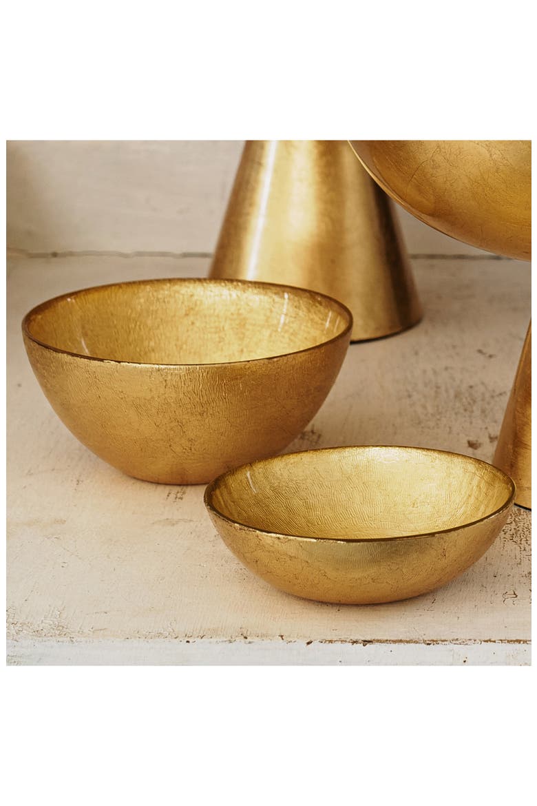 Moon Glass Small Deep Bowl, Alternate, color, GOLD