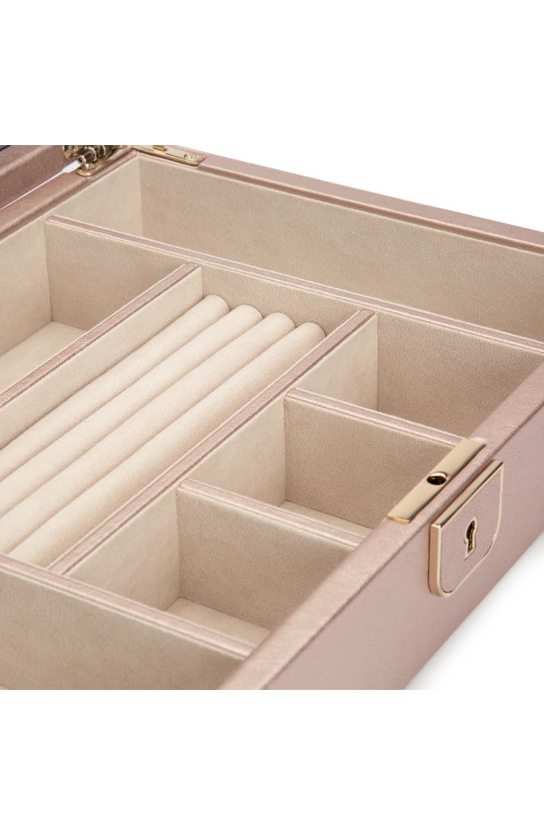 WOLF Palermo Medium Jewelry Box, Alternate, color, Rose Gold