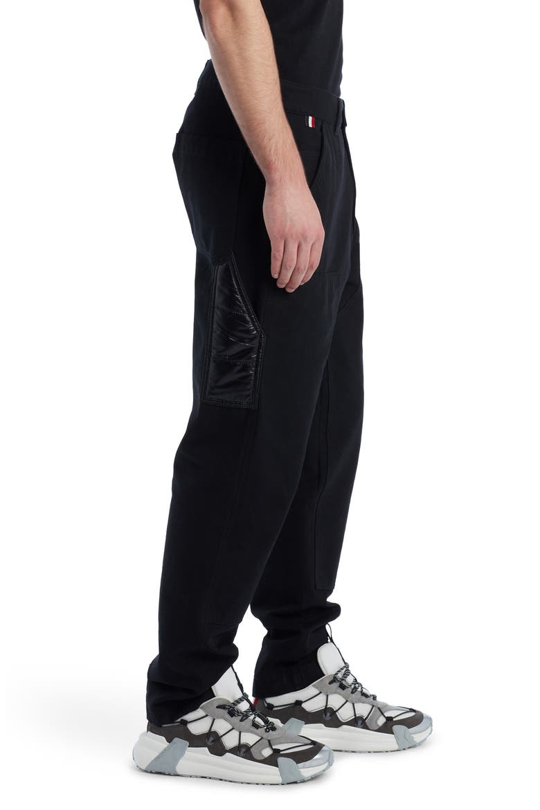 Cotton Carpenter Pants, Alternate, color, BLACK