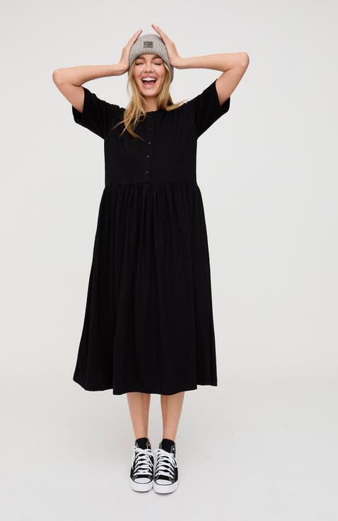 Organic Cotton Matilda Midi Dress