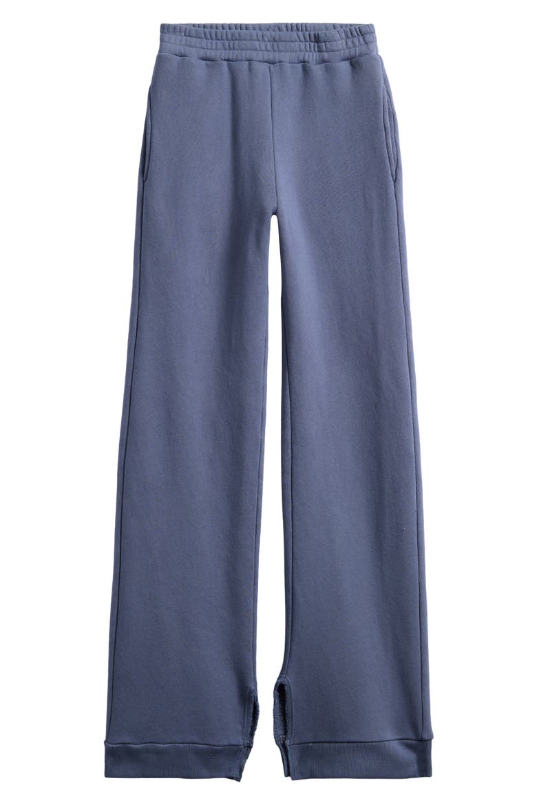 Kids' Cotton Fleece Sweatpants, Main, color, INDIGO STORM