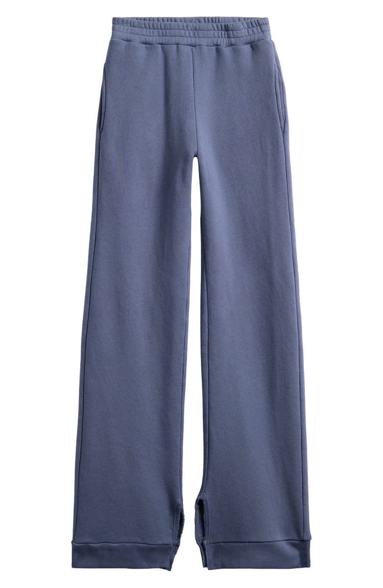 TENLY Kids' Cotton Fleece Sweatpants, Main, color, Indigo Storm