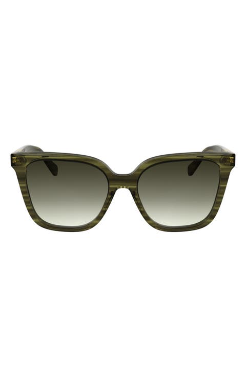 Le Pliage 55mm Gradient Butterfly Sunglasses