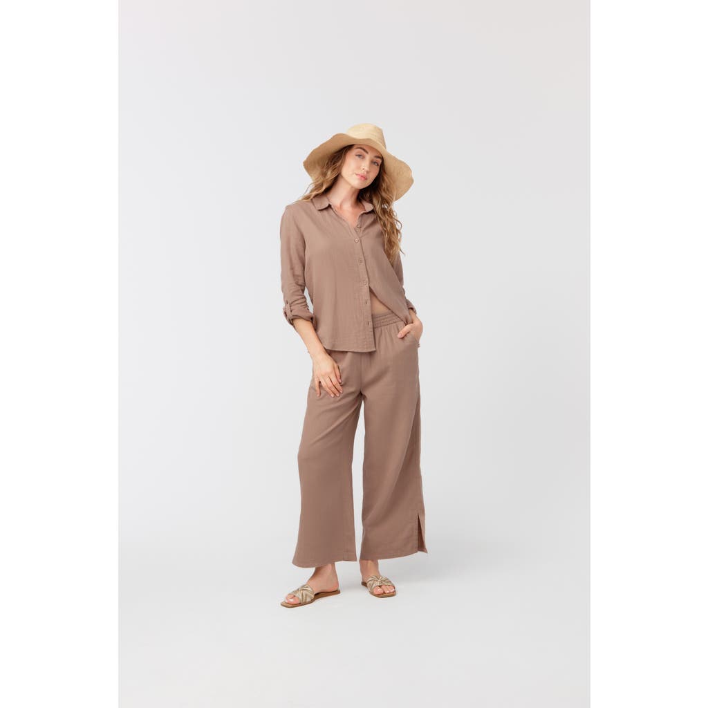 Cabana Life Gauze Travel Pant In Brown
