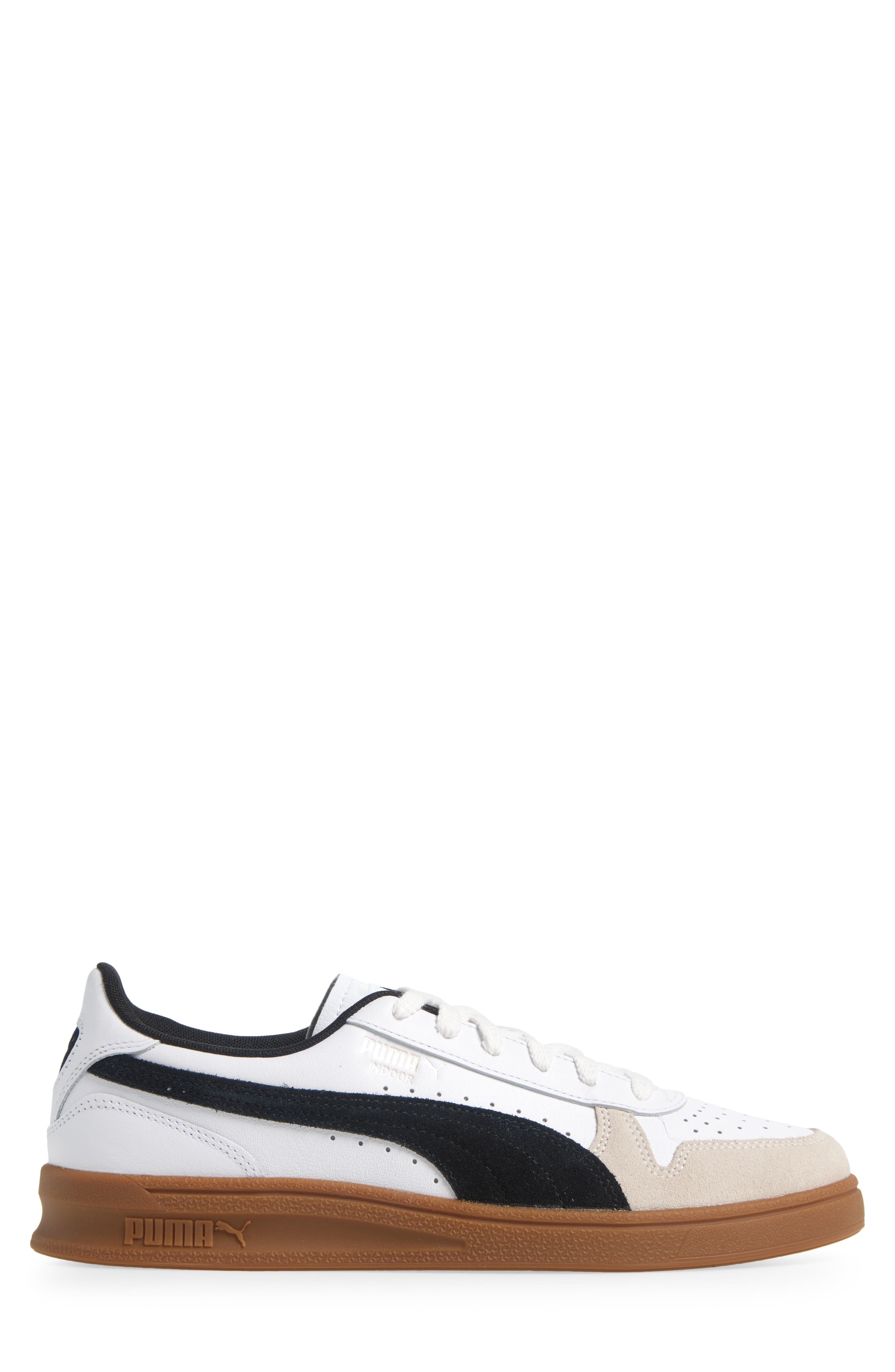 PUMA Indoor Sneaker, Alternate, color, Puma White-Puma Black-Gum