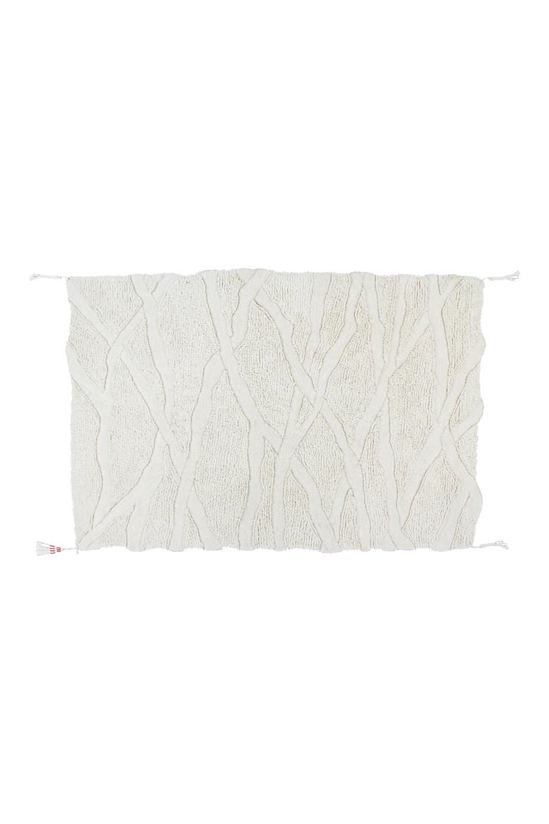 Woolable Enkang Ivory Washable Wool Rug, Main, color, IVORY XL