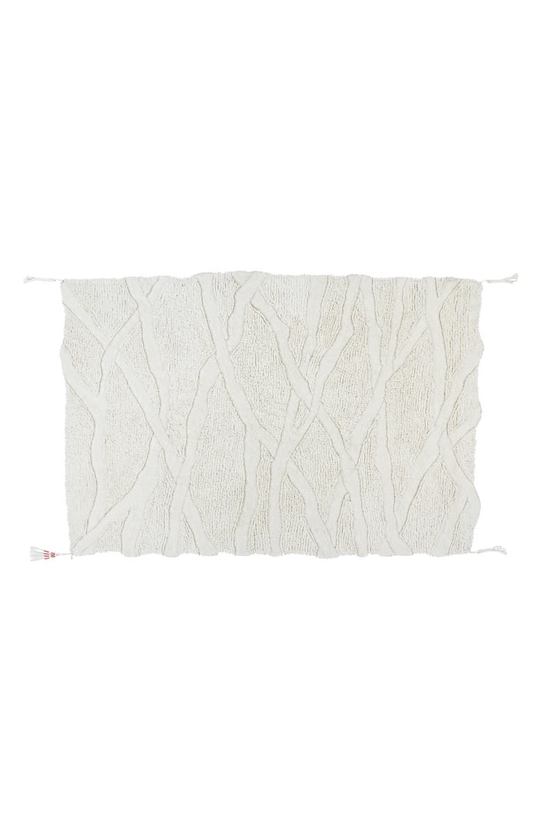 Lorena Canals Woolable Enkang Ivory Washable Wool Rug, Main, color, Ivory Xl