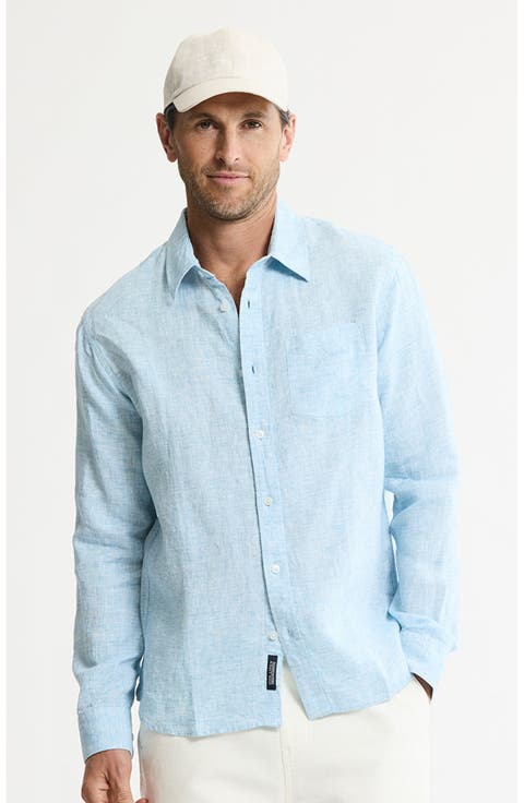 Linen Button-Down Shirt