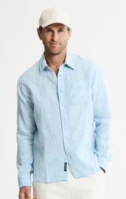 JACHS Linen Button-Down Shirt