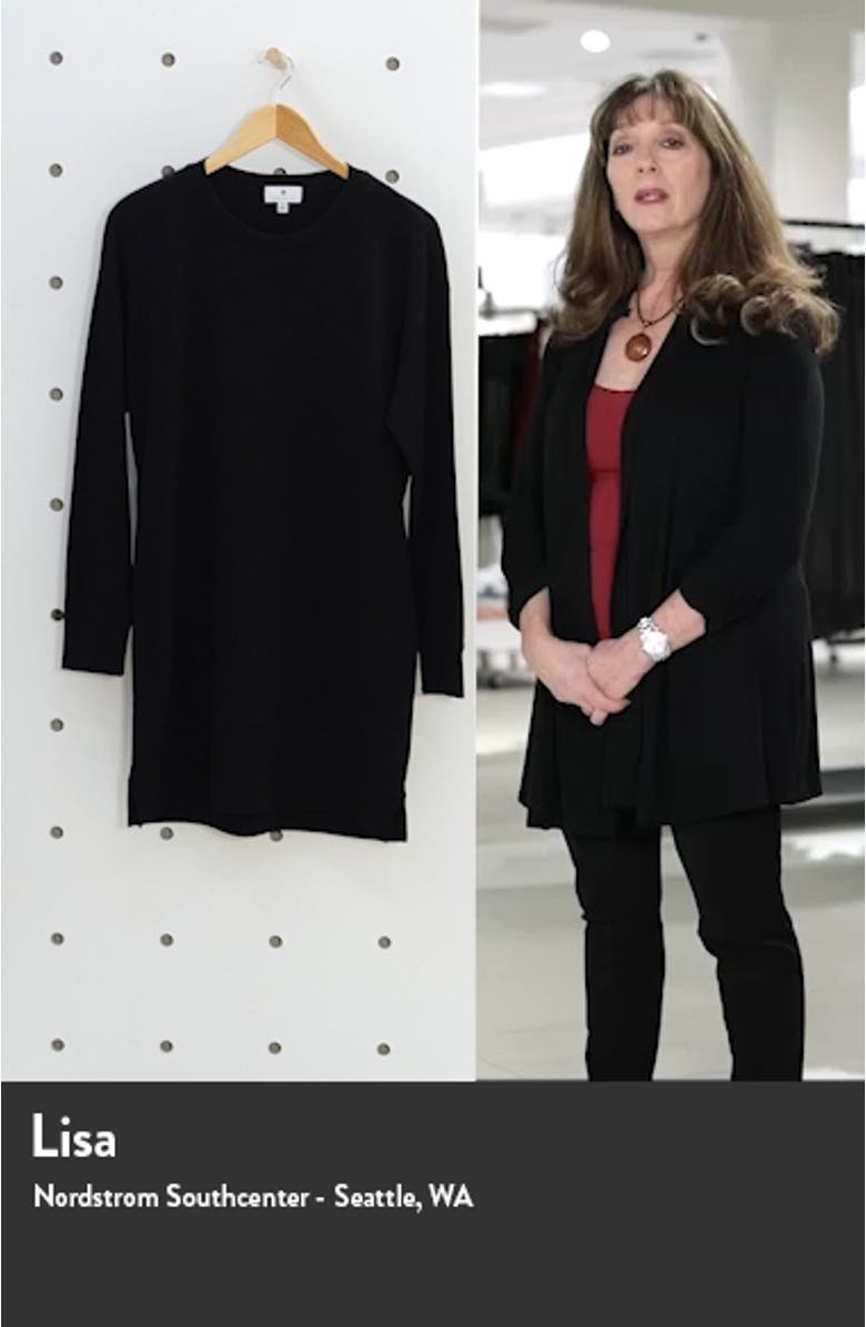 Long Sleeve Sweatshirt Minidress, sales video thumbnail