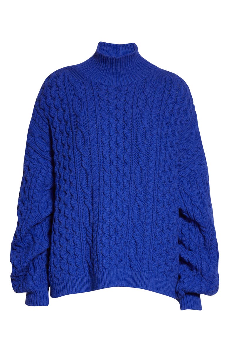 Alice + Olivia Oversize Cable Knit Sweater, Alternate, color,