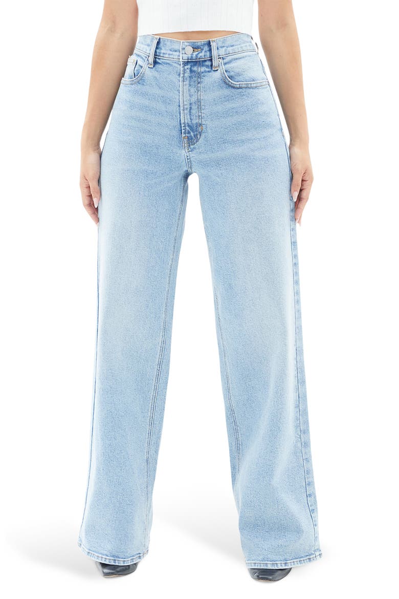 Patrice Stretch Wide Leg Jeans, Main, color, MEDIUM INDIGO
