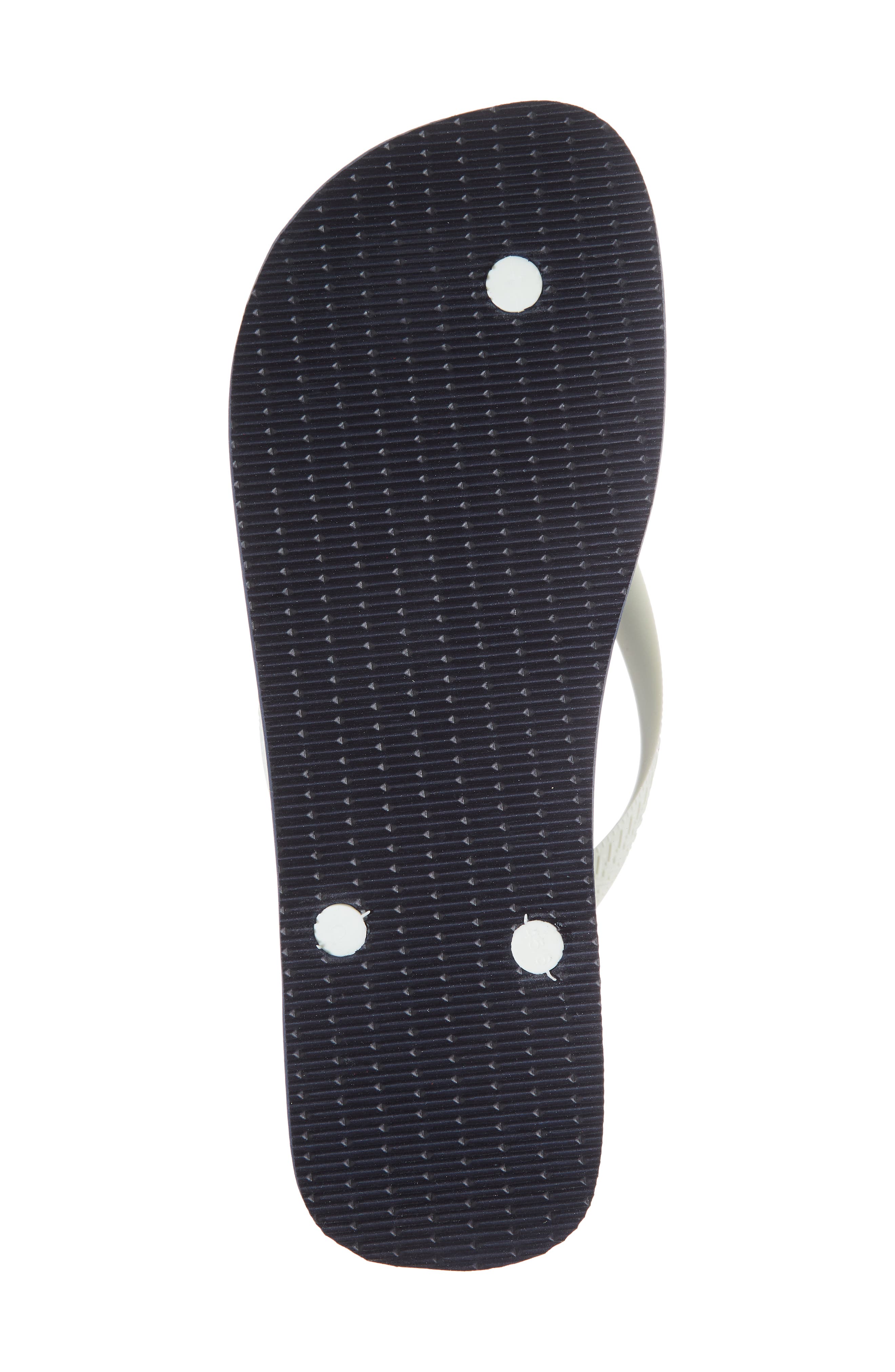 Top Nautical Flip Flop, Alternate, color, NAVY BLUE