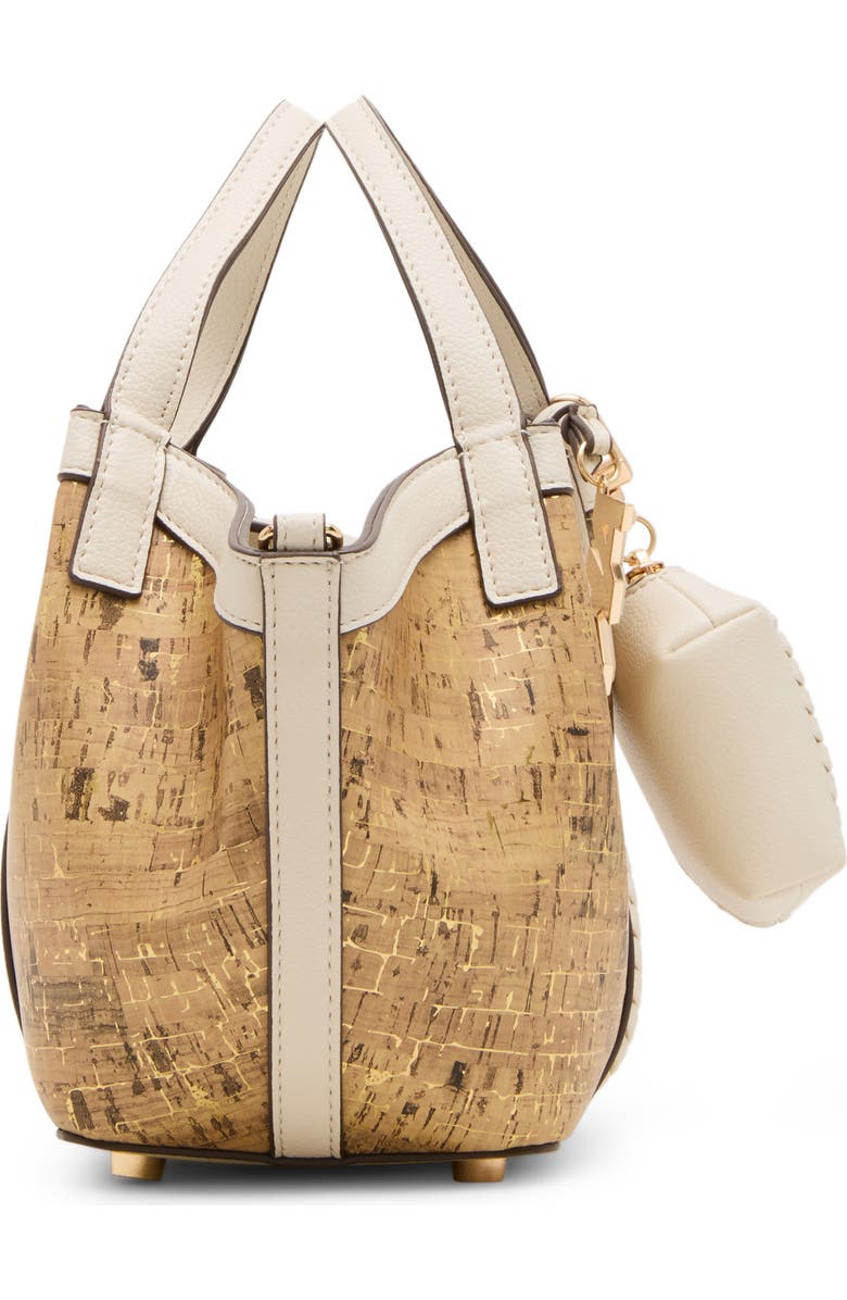 Anne Klein Cork Mini Tote with Card Wallet, Alternate, color,