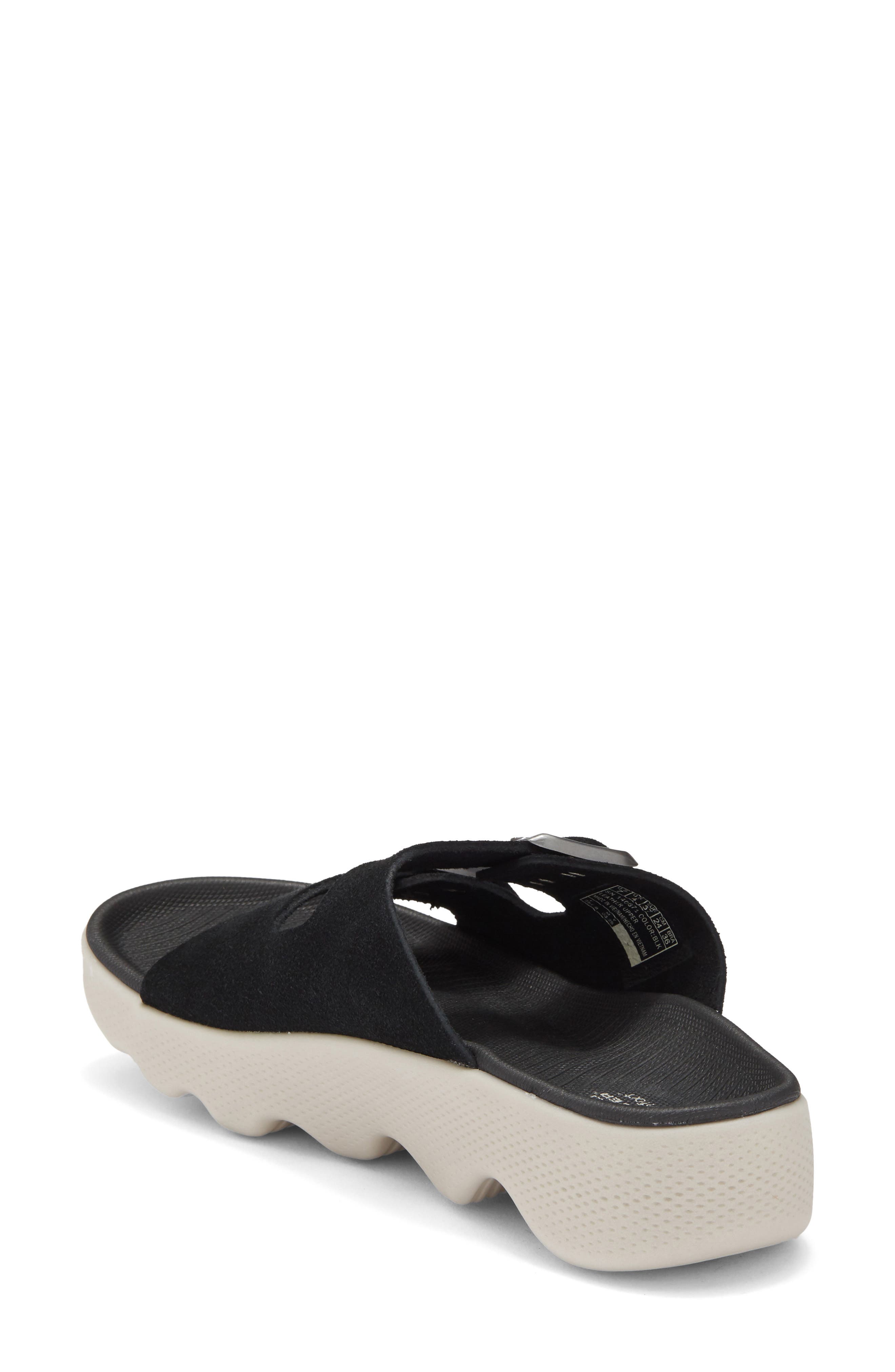 SKECHERS Massage Fit Revive Honey Sandal, Alternate, color, Black