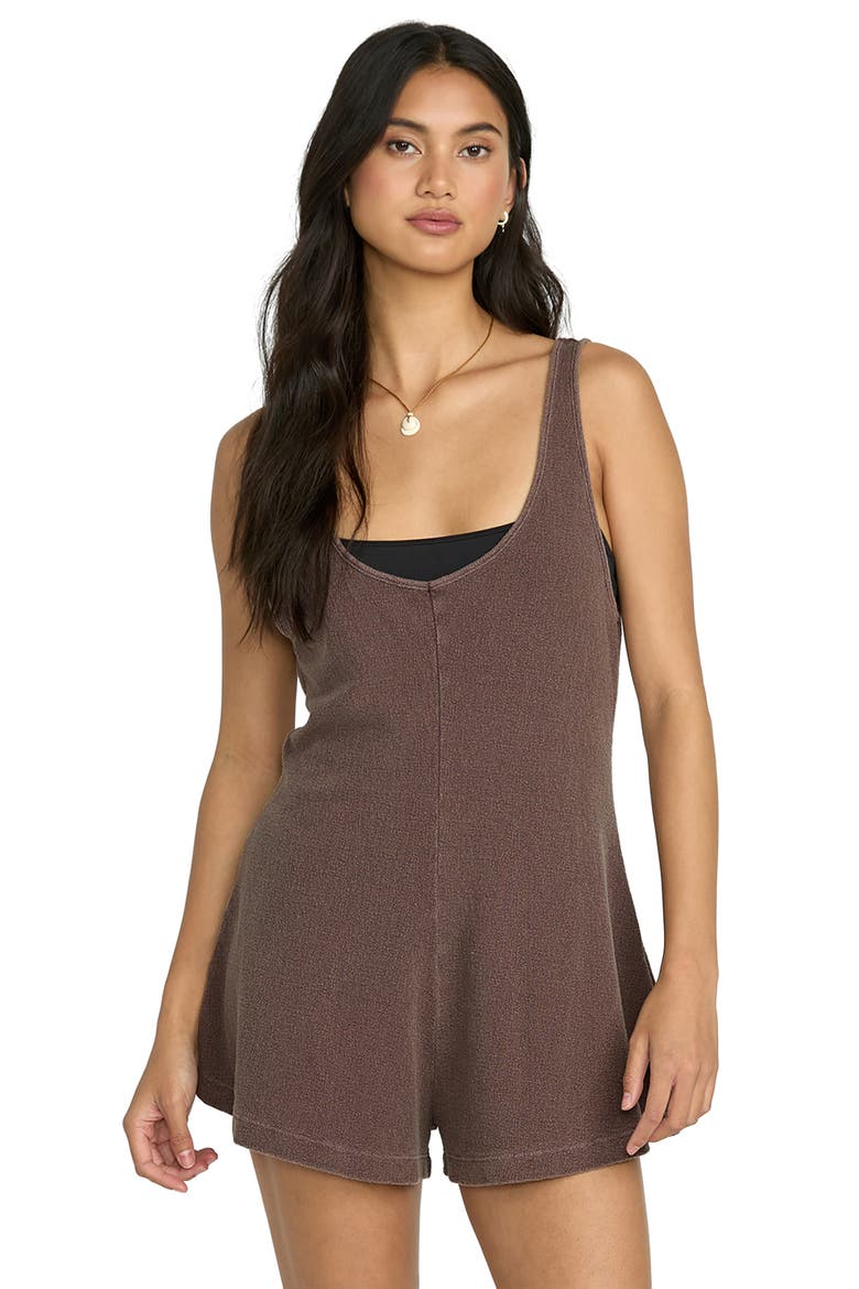 Never Better Cover-Up Romper, Alternate, color, KONA