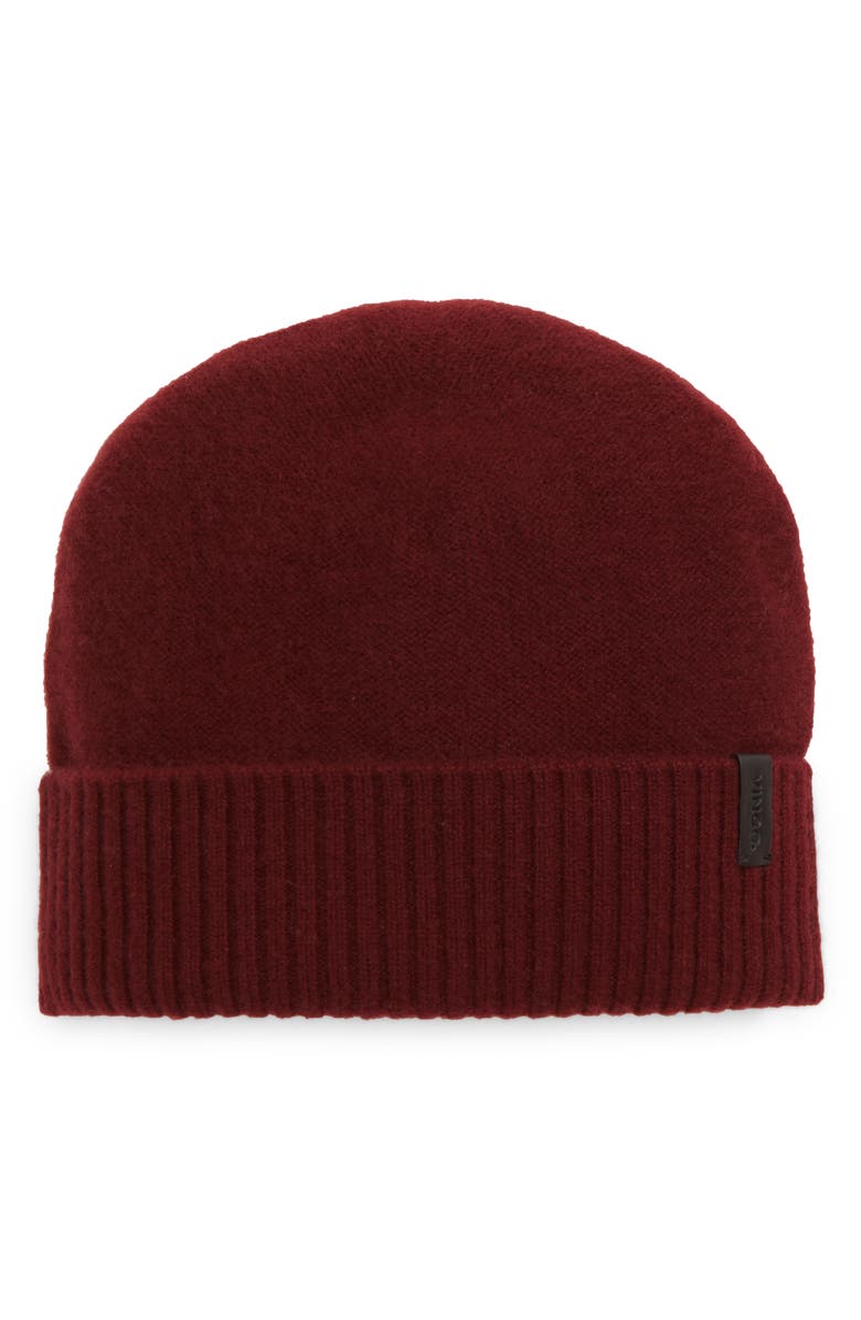 Boiled Cashmere Cuff Beanie