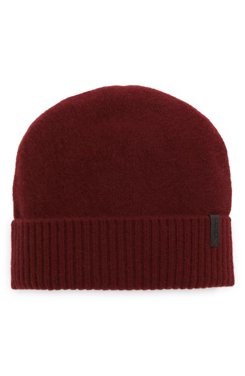 Boiled Cashmere Cuff Beanie
