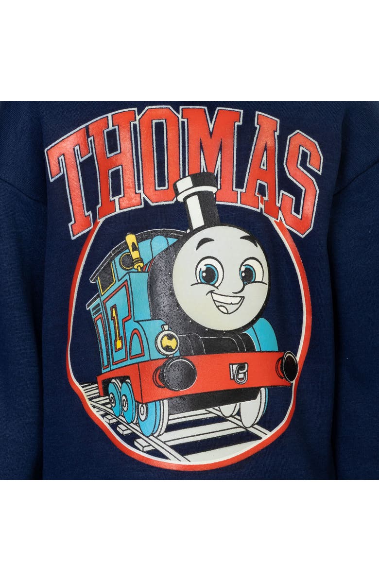 THOMAS & FRIENDS Fleece Hoodie, Alternate, color, Thomas Navy Blue