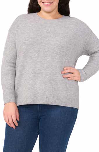 Elbow Heart Detail Crewneck Sweater