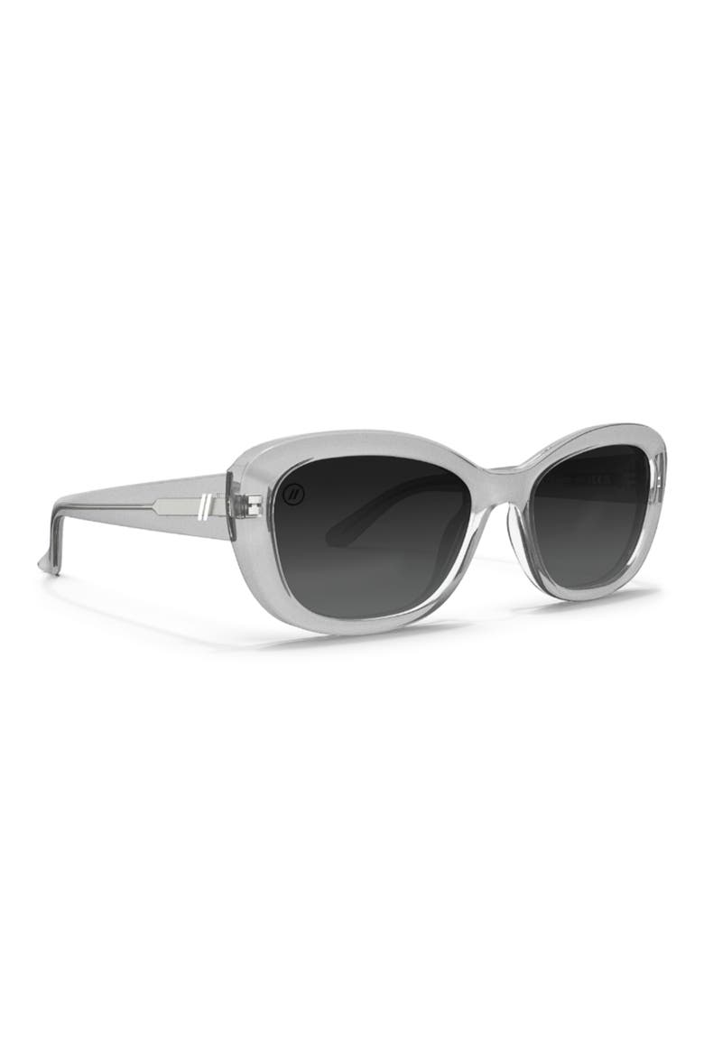 Olivia 54mm Polarized Cat Eye Sunglasses, Alternate, color, GRAY
