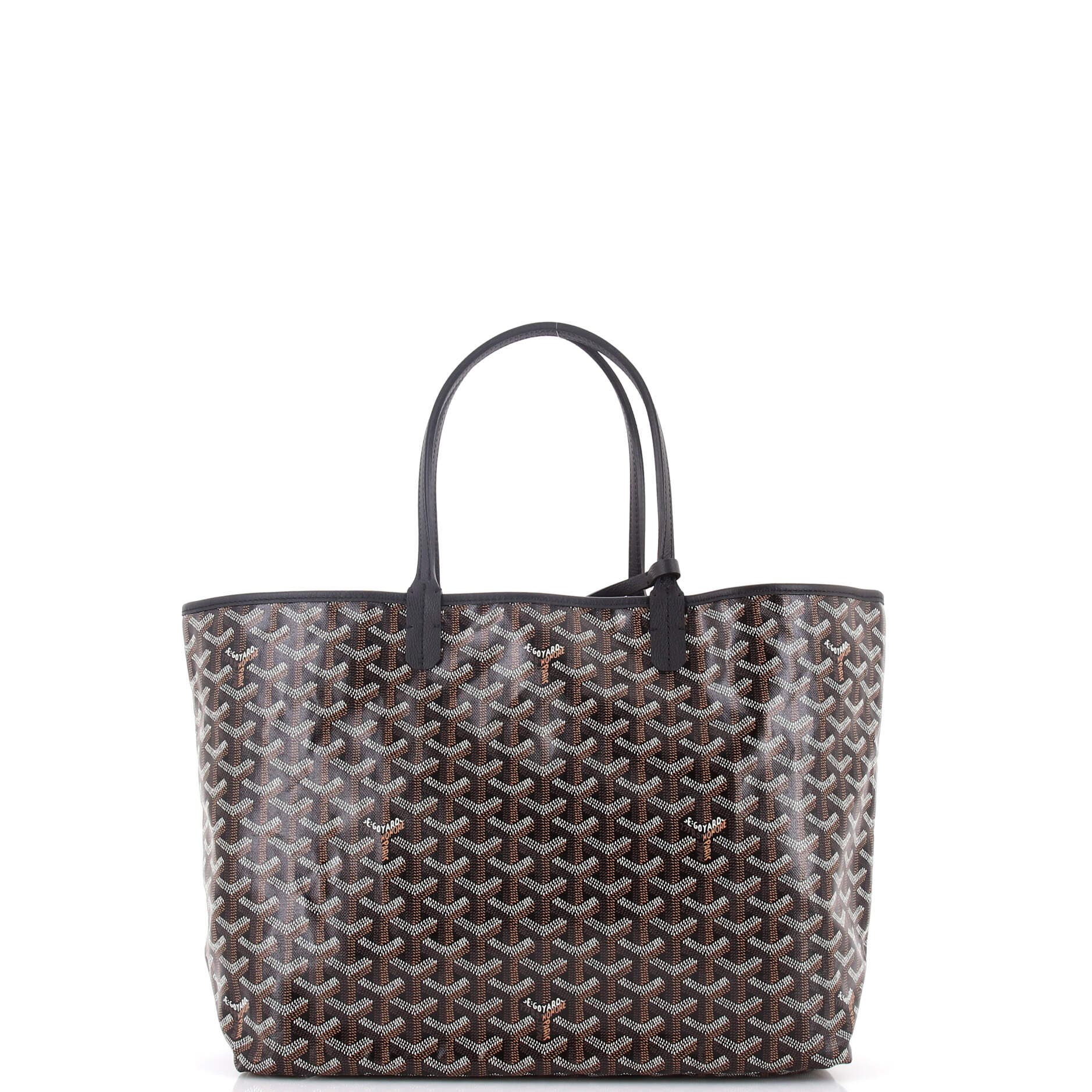 Pre-Owned Goyard Saint Louis Tote Coated Canvas PM, Alternate, color, Black