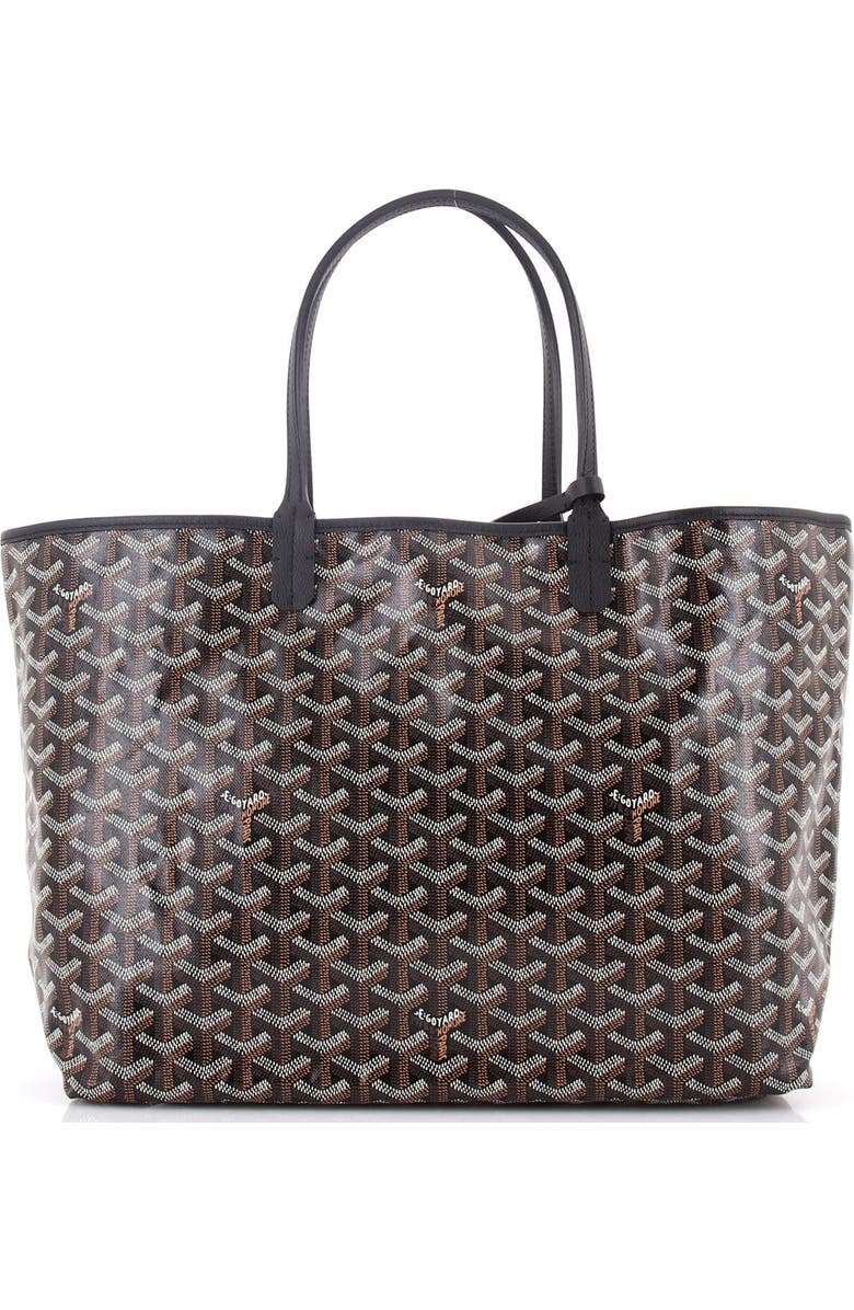 Pre-Owned Goyard Saint Louis Tote Coated Canvas PM, Alternate, color, Black