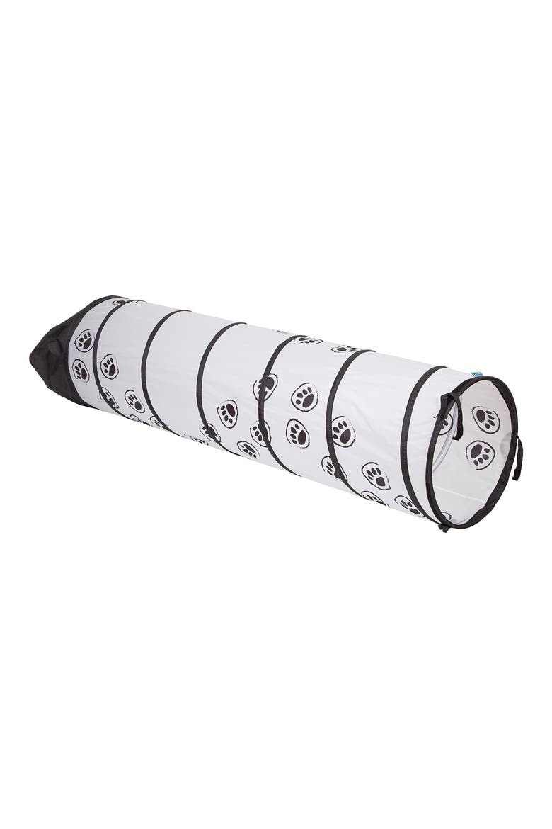 Panda Paw 6-Foot Play Tunnel, Alternate, color, WHITE