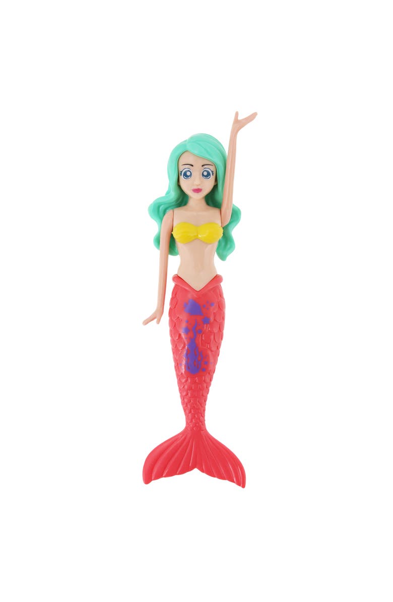 Banzai 4 Piece Water/Pool Toy Dive Set Mermaids Dolls, Alternate, color, Multicolored