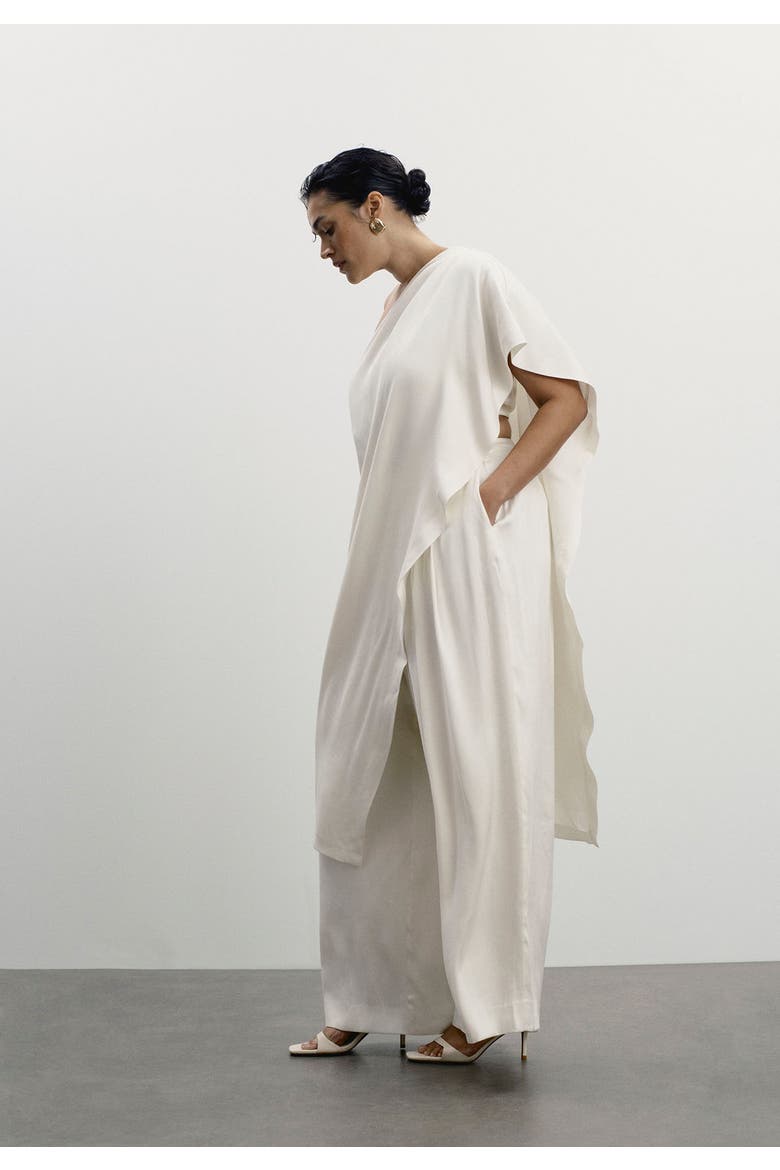 Longline Cape Top, Alternate, color, VANILLA ICE