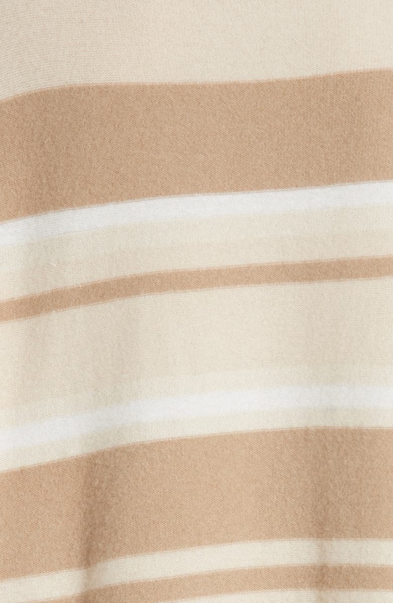 Vince Cashmere Ombré Stripe Mock Neck Sweater, Alternate, color,