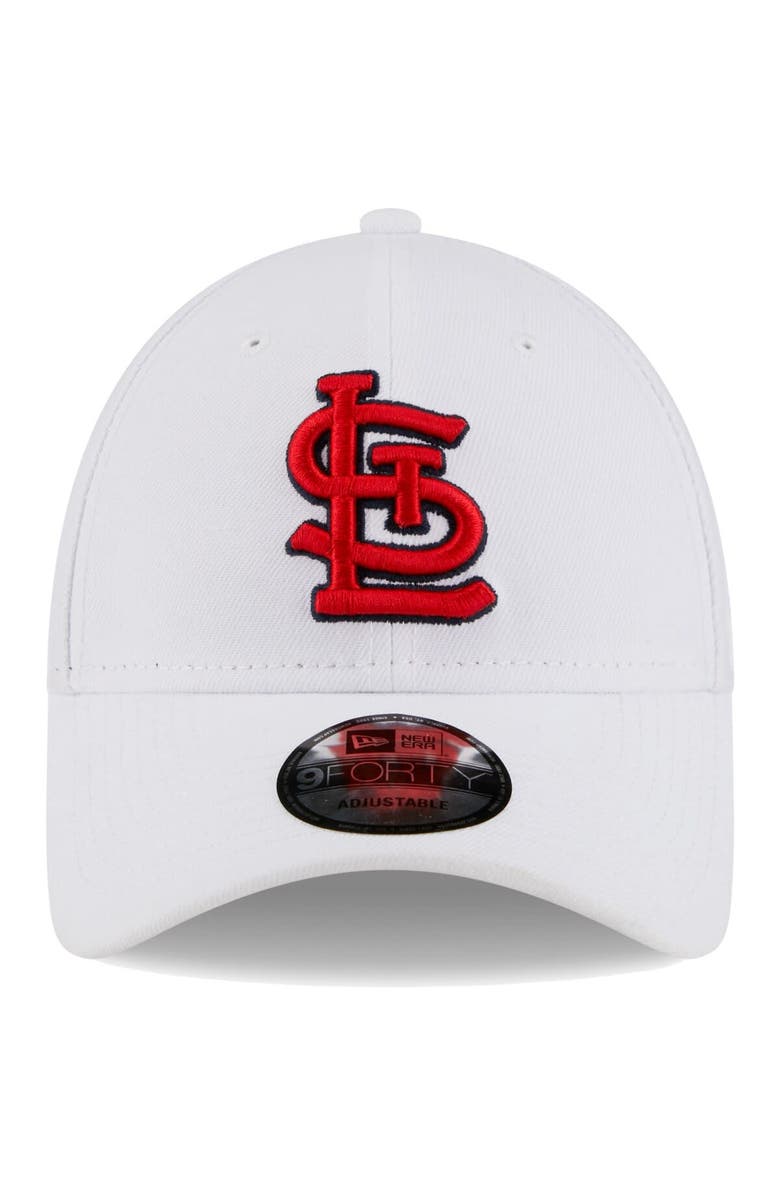 New Era Men's New Era White St. Louis Cardinals League II 9FORTY Adjustable Hat, Alternate, color, 