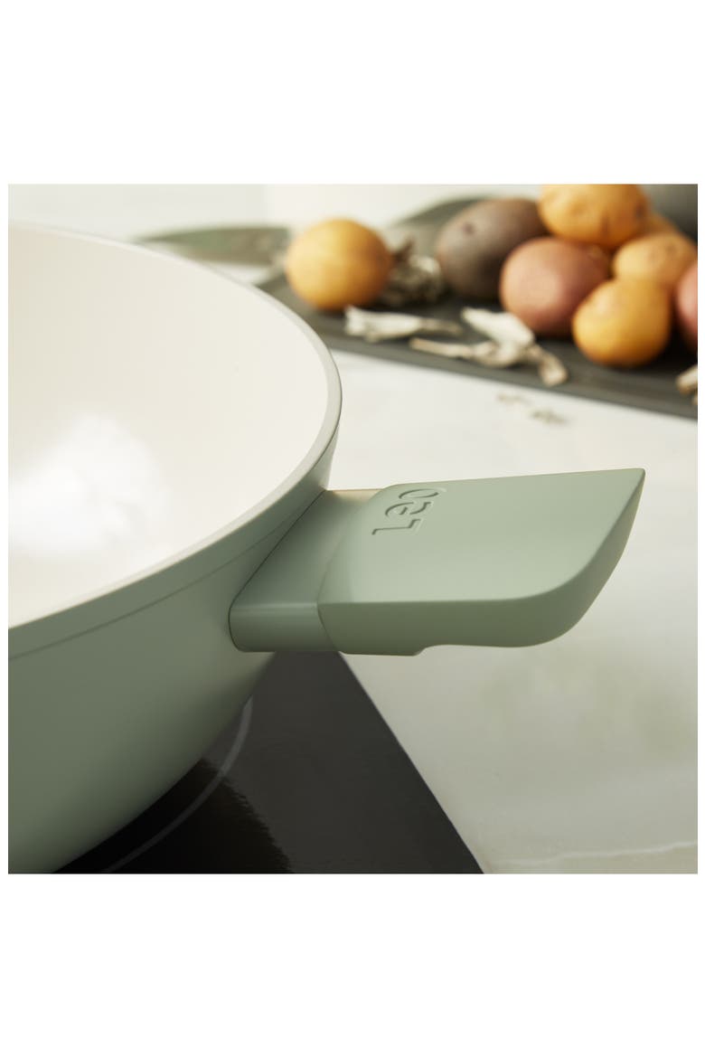 Leo Balance Nonstick Wok & Lid Set, Alternate, color, SAGE