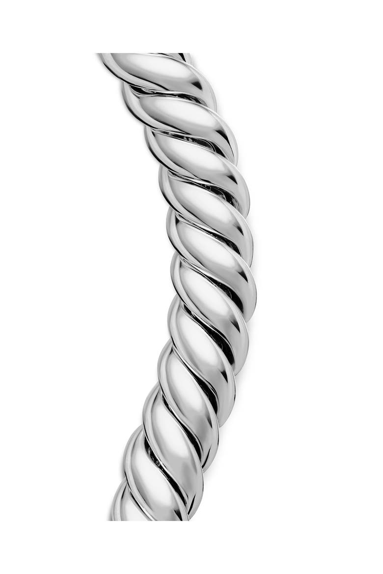 Sculpted Cable Triple Wrap Bracelet in Sterling Silver, Alternate, color, STERLING SILVER