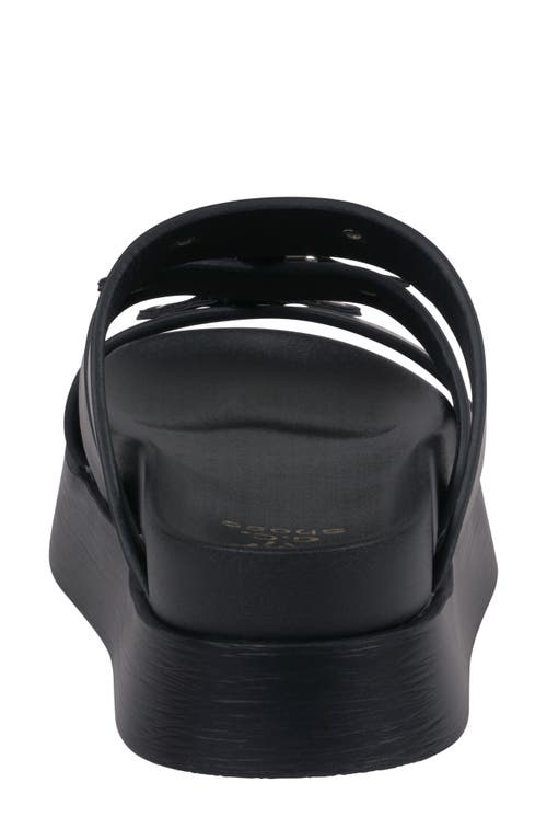 Gc Shoes Stevie Platform Slide Sandal In Black
