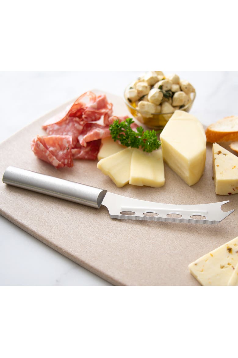 Cutlery 5.25-Inch Cheese Knife Serrated Stainless Steel Blade, Alternate, color, Silver