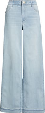 Wit & Wisdom Gracie Skyrise Side Seam Wide Leg Jeans
