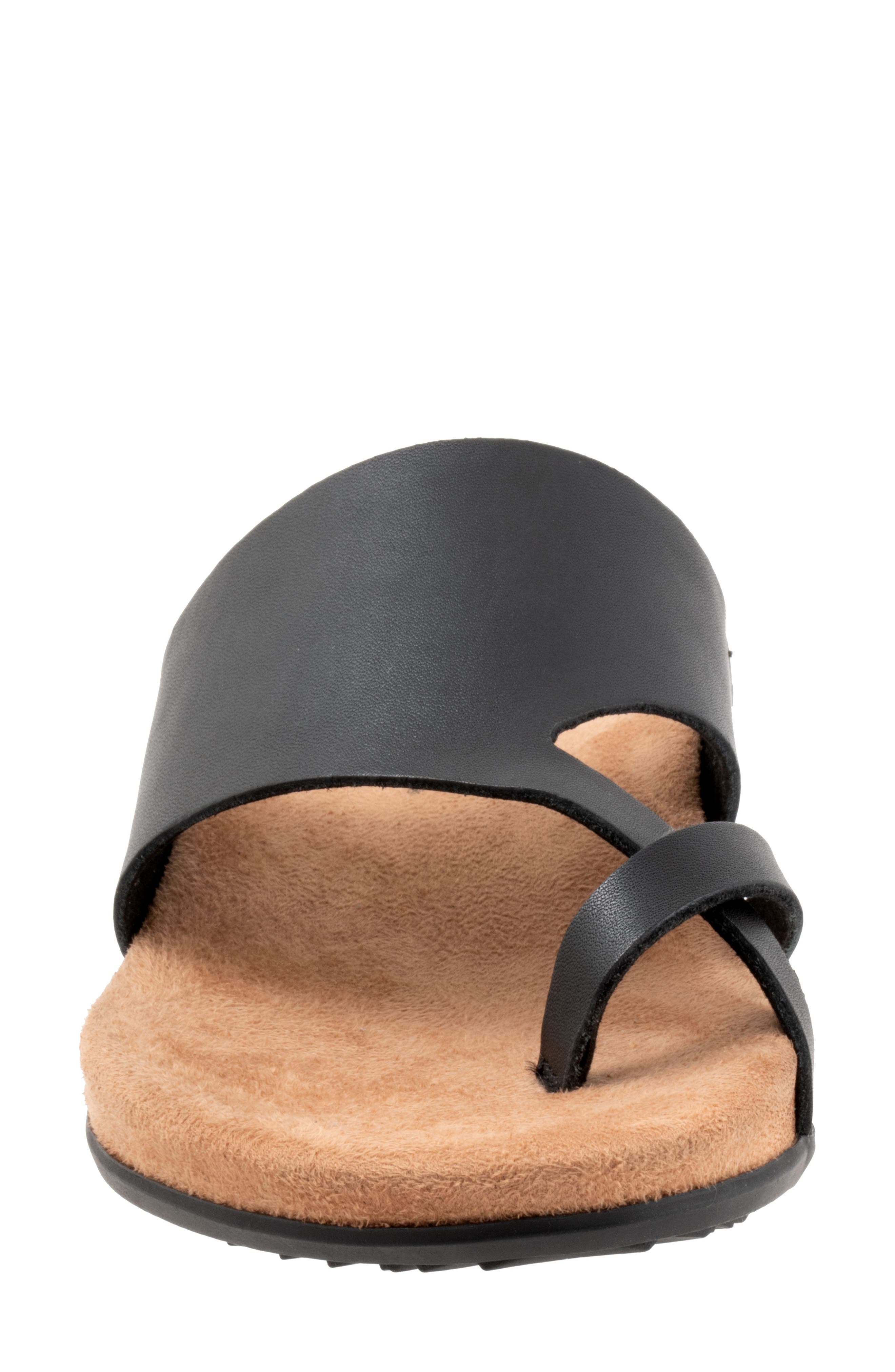 SoftWalk<sup>®</sup> Blaine Slide Sandal, Alternate, color, Black