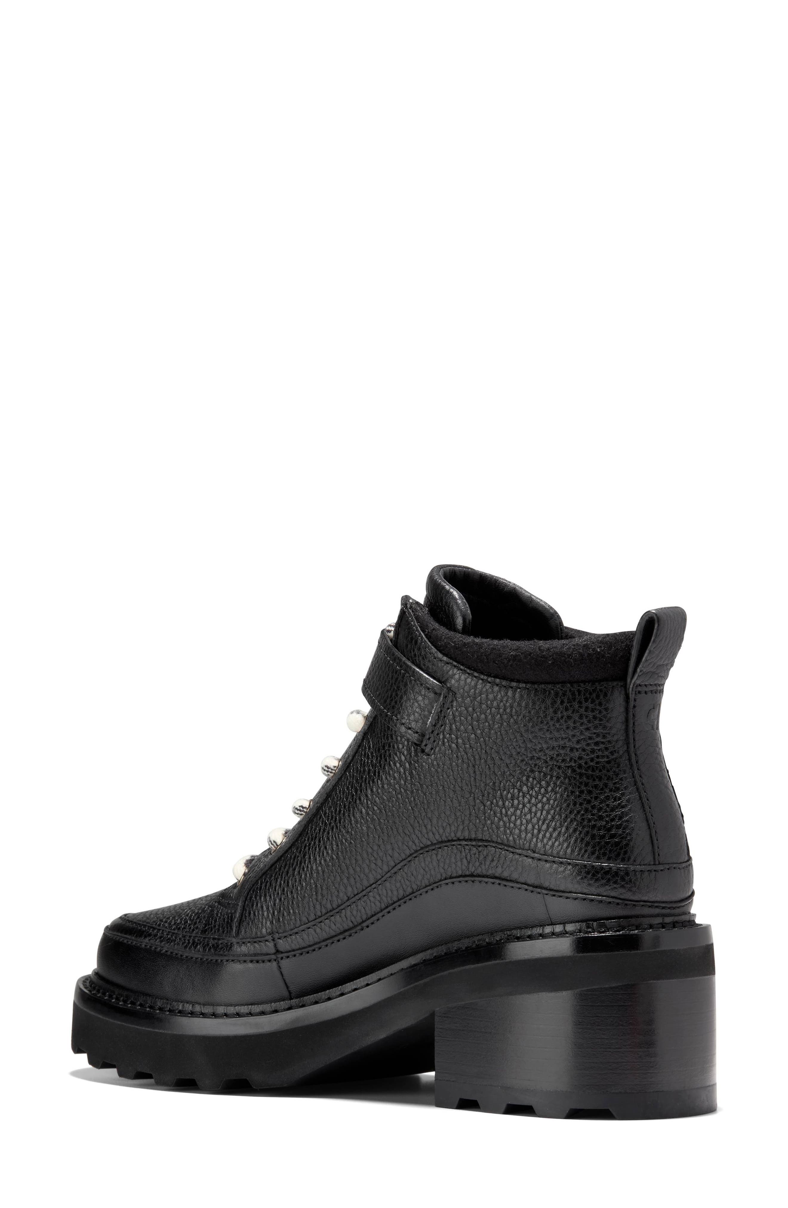 Cole Haan Shibley Waterproof Bootie, Alternate, color, Black Waterproof Leather