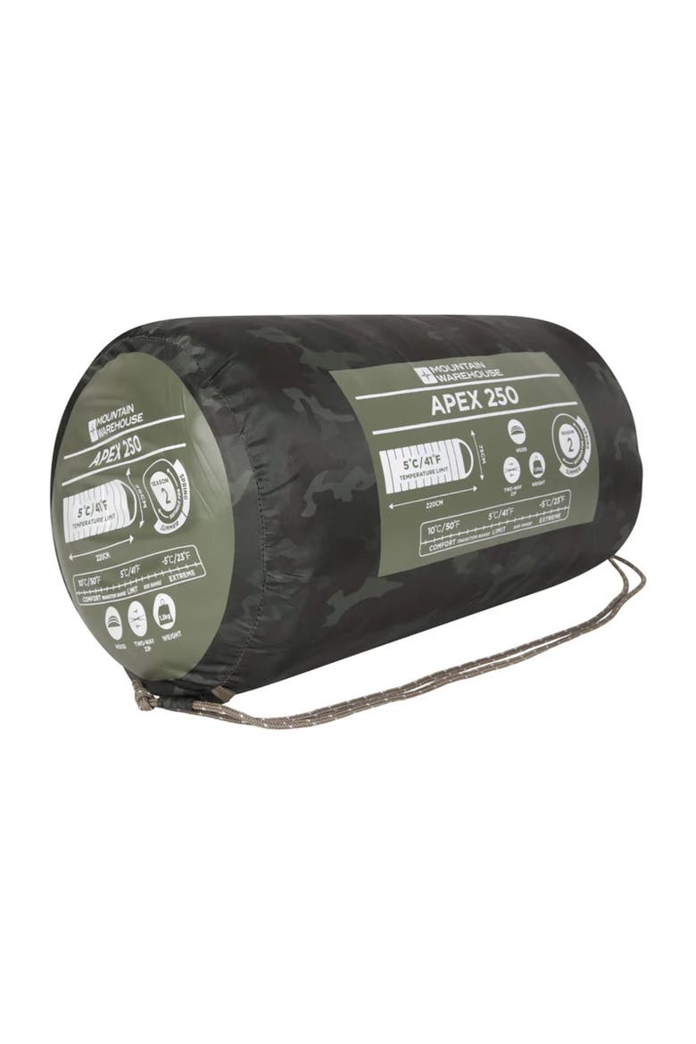 Apex Camo Square Midseason Sleeping Bag, Alternate, color, Dark Khaki