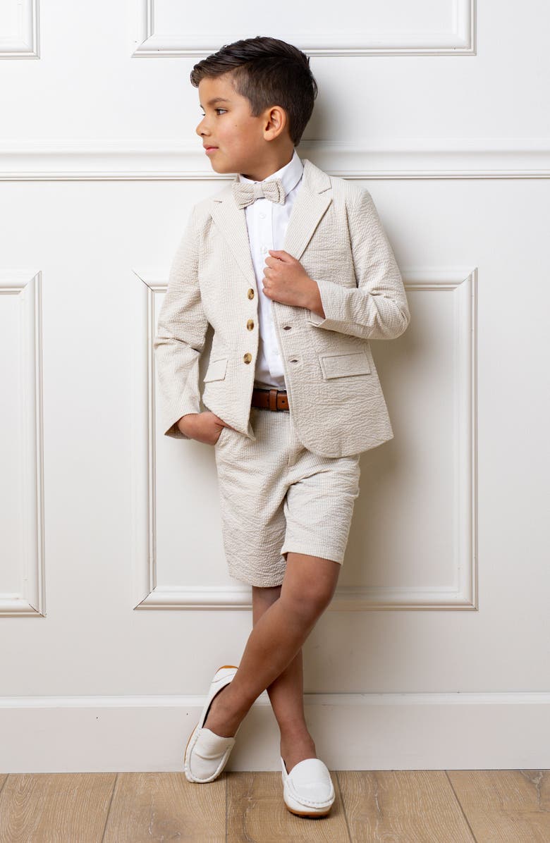 Hope & Henry Boys' Organic Seersucker Suit Jacket, Kids, Alternate, color, 
