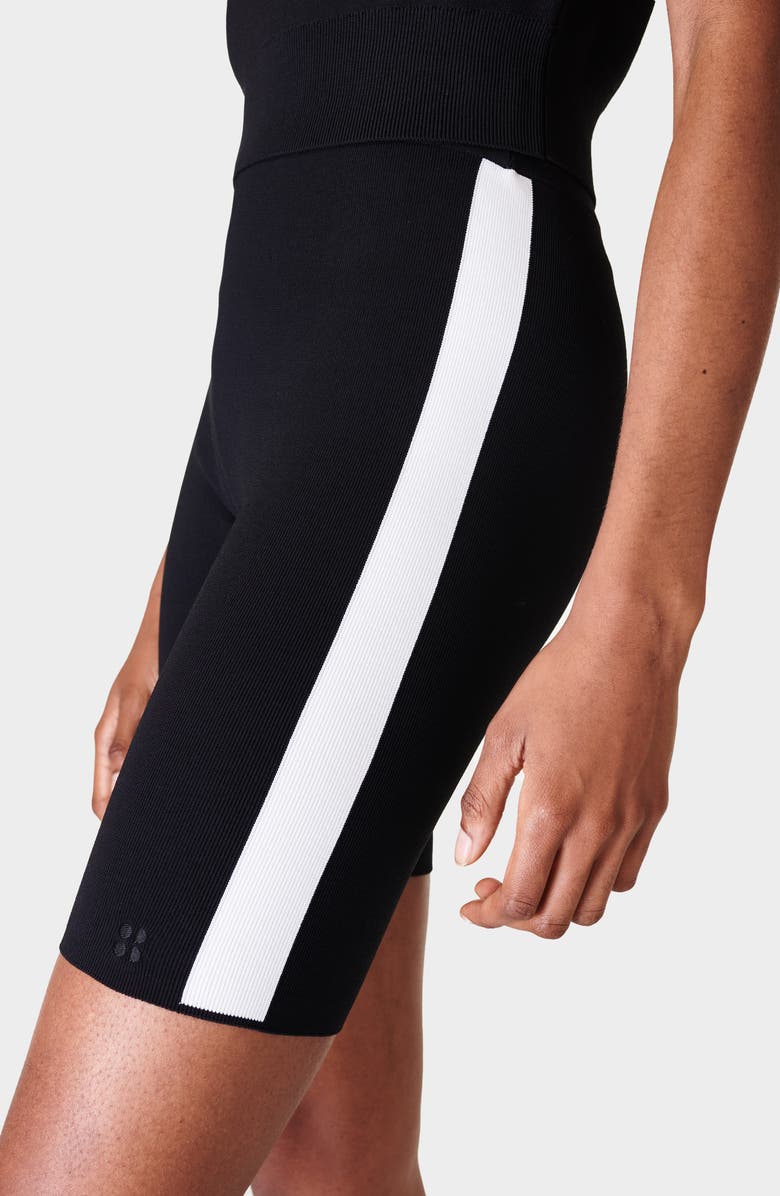 Sweaty Betty Rib Bike Shorts, Alternate, color, 