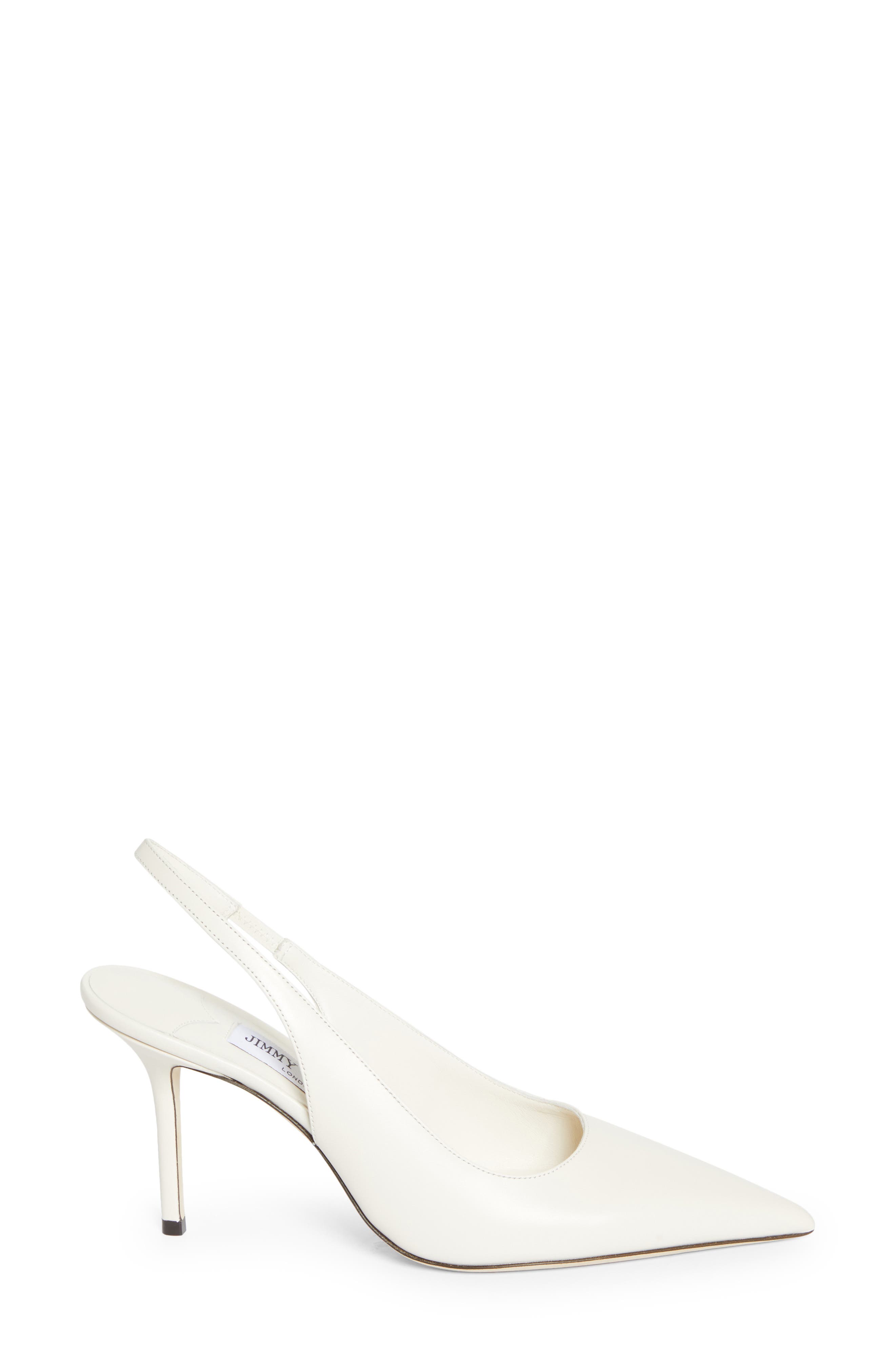 Jimmy Choo Love Pointed Toe Slingback Pump, Alternate, color, Latte