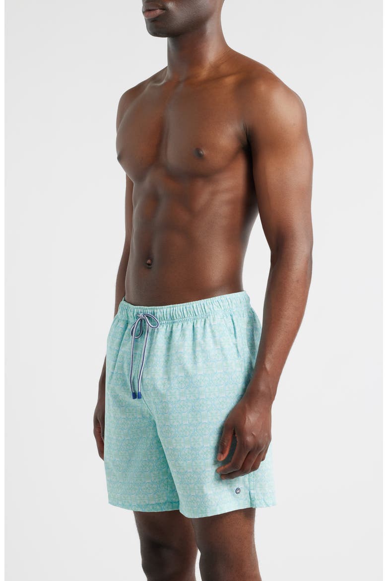 Tide Lines Swim Trunks, Alternate, color, RAINFOREST