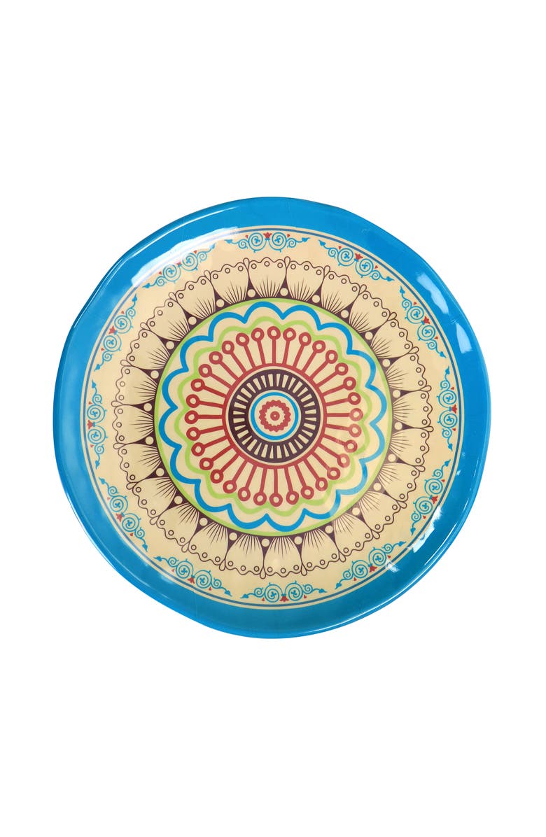 Elama Camilla 12 Piece Melamine Dinnerware Set, Alternate, color,