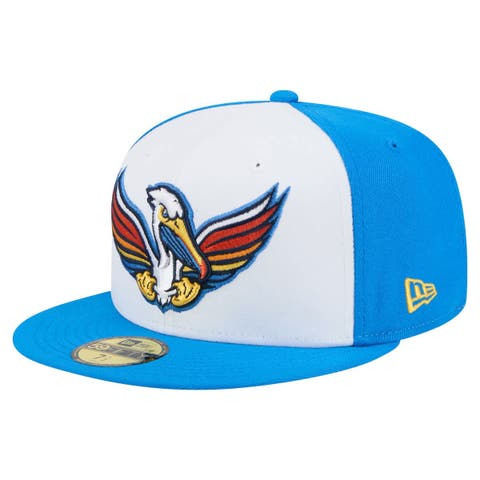Men's New Era White Myrtle Beach Pelicans Copa de la Diversión 59FIFTY Fitted Hat