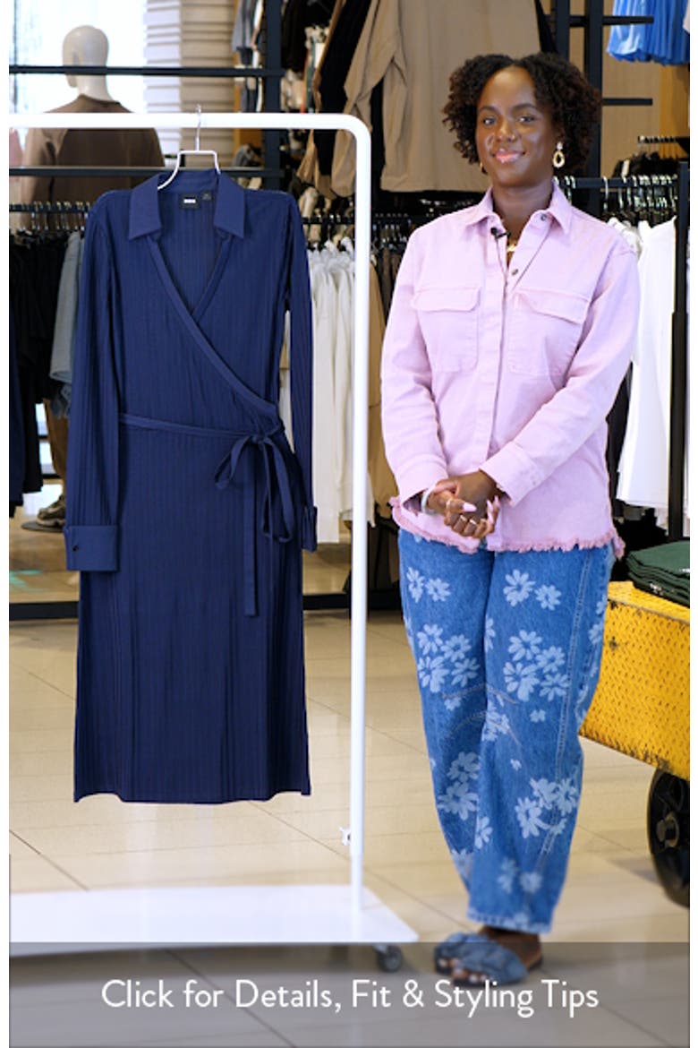 Ellarie Rib Long Sleeve Dress video